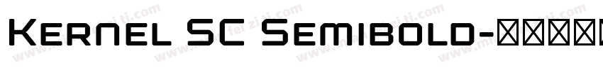 Kernel SC Semibold字体转换